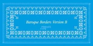 Baroque Borders B Font Download