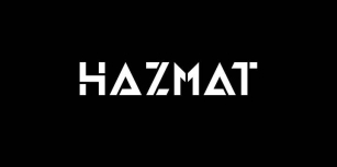 HAZMAT Font Download
