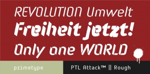 PTL Attack Rough Font Download