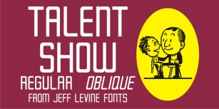 Talent Show JNL Font Download