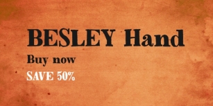 Besley Hand Font Download