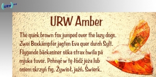 Amber Font Download