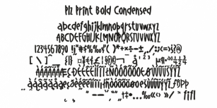 Plz Print Bold Cond Font Download