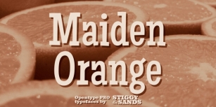 Maiden Orange Pro Font Download