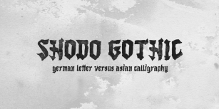 Shodo Gothic Font Download