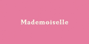 Mademoiselle Font Download