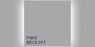 Fake Receipt Font Download