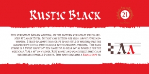 Cal Rustic Black Font Download