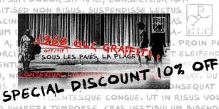 1968 GLC Graffiti Font Download