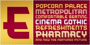 Cinema Gothic BTN Font Download