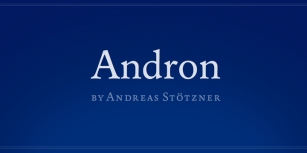 Andron 1 Latin Corpus Font Download