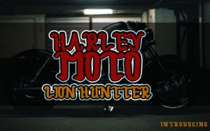 Harley Moto Font Download
