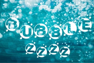 Bubble ZZZ Font Download