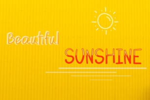Beautiful Sunshine Font Download
