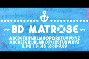 BD Matrose Font Download