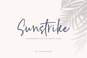 Sunstrike Font Download