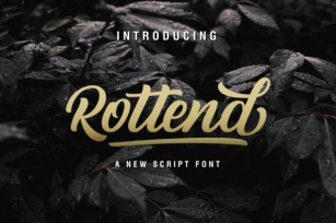 Rottend Font Download