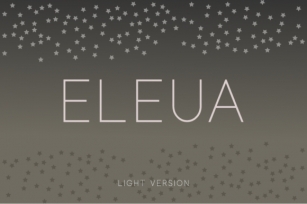 Eleua Light Font Download