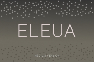Eleua Medium Font Download
