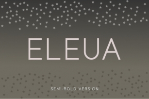Eleua Semi-Bold Font Download