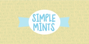 Simple Mints Font Download