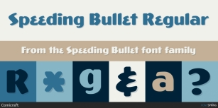 Speeding Bullet Font Download