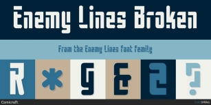 Enemy Lines Font Download
