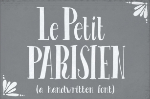 Le Petit Parisien Font Download