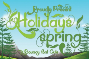Holidays Spring Font Download