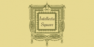 Intellecta Square Font Download