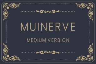 Muinerve Medium Font Download