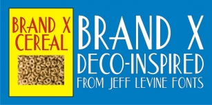 Brand X JNL Font Download