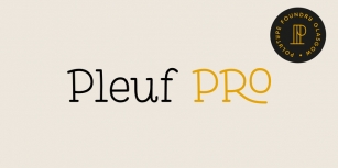 Pleuf Pro Font Download