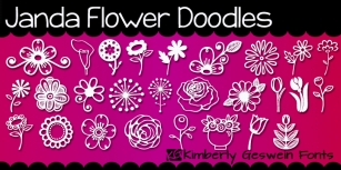 Janda Flower Doodles Font Download