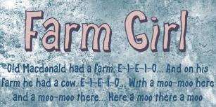 Farm Girl Font Download