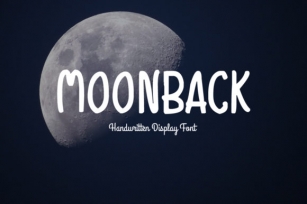 Moonback Font Download