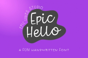 Epic Hello Font Download