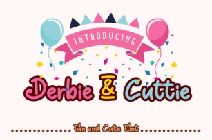 Derbie & Cuttie Font Download