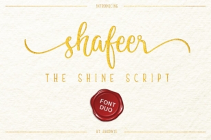 Shafeer Duo Font Download