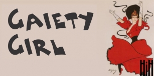 Gaiety Girl Font Download