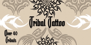 Tribal Tattoos III Font Download