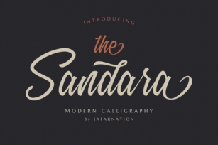 Sandara Script Font Download