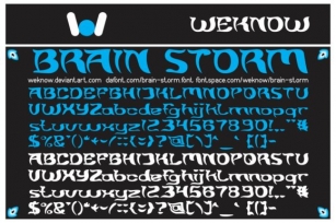 Brain Storm Font Download