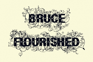 Bruce Flourished Font Download