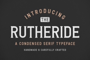 Rutheride Font Download