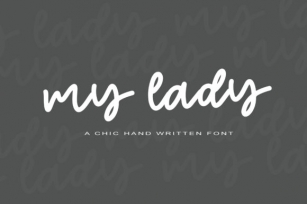 My Lady Font Download