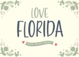 Love Florida Font Download