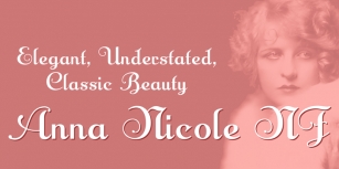 Anna Nicole NF Font Download