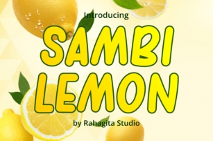 Sambi Lemon Font Download