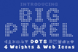 Big Pixel Dot Font Download